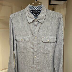 Tommy Hilfiger Vintage Linen Striped Button-Down